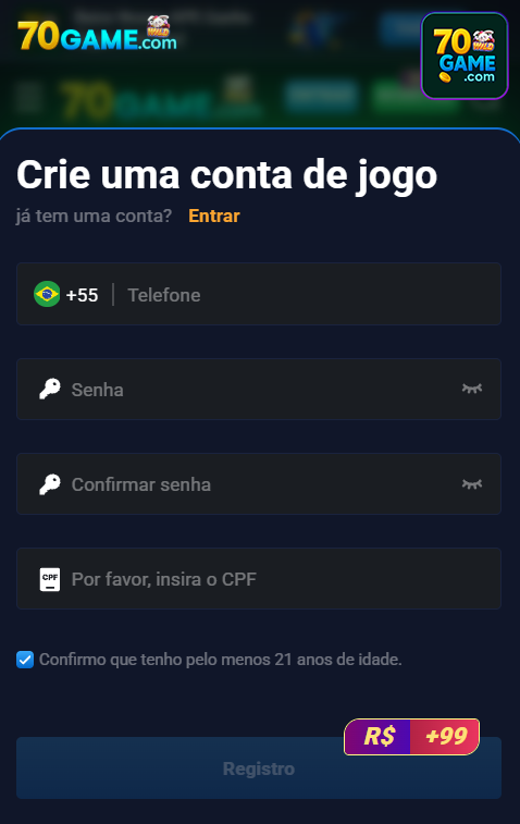 70game.com descubra profissional jogo