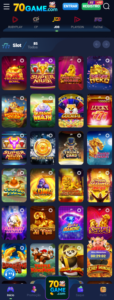 70game.com descubra profissional jogo